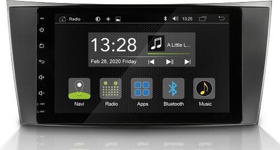 Radical R-C11MB2 – Pasklare Android autoradio Mercedes E-KLASSE – W211 model