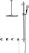 Hotbath Cobber X - CX7067 - Inbouw Regendoucheset - Chroom