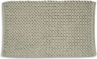 Kela Badkamer Vloerkleed, Badmat, 65 x 55 cm, Taupe, Gerecycled Polyester, Katoen