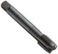 Dormer MTT-X E041 Powdered Metal Pipe Tap, Straight Flute, BSP, Black Oxide Finish, Round Shank with Square Drive, Plug Chamfer, 1/4"-19, 1
