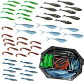 Fish-Xpro Softbait Set - Snoek XL - 10-20cm +/- 35 stuks - Shads - Kunstaas