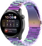 By Qubix Qubix Stalen schakelband - Multicolor - Geschikt voor Xiaomi Mi Watch / Xiaomi Watch 2 / Xiaomi Watch S1 / S2 / S3 / S4 (47mm)