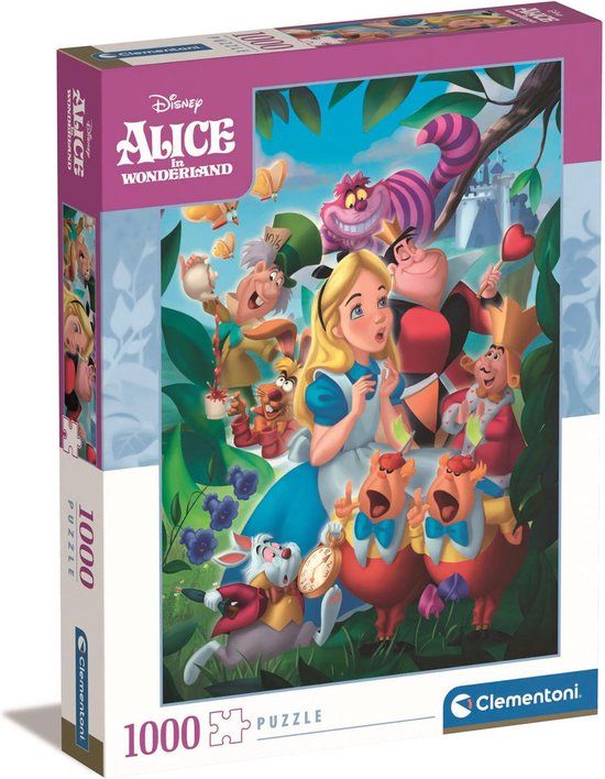 Clementoni Disney Alice In Wonderland - 1000 Piece Puzzle - Adults & Kids - 14+ Years