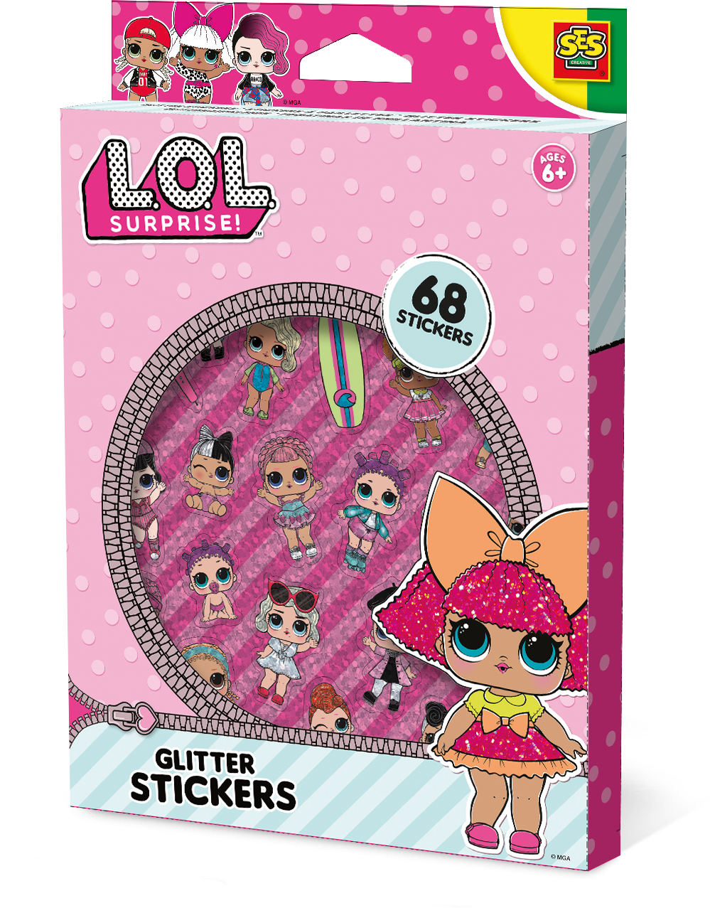 ses L.O.L. Glitter stickers