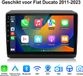 Junsun Autoradio Geschikt voor Fiat Ducato 2011-2023 - Draadloze CarPlay & Android Auto - GPS-Navigatie - Bluetooth - 9-inch Touchscreen - Stuurwielbediening - WiFi - RDS - USB