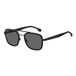 Hugo Boss BOSS 1486/S 003/2K Zonnebril Heren Vierkant Metaal Zwart/Grijs