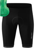 Gonso Sitivo Korte broek zwart/helder groen 5XL