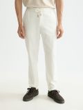 Scotch & Soda Warren Joggingbroek Heren Katoen/Linnen Wit W30L34