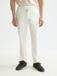 Scotch & Soda Warren Pantalon de jogging Homme Coton/Lin Blanc W30L34
