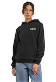 Miss Tee Dames Three A Row Ladies Fluffy Hoody MST373 Zwart