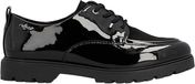 Rieker Softlack-leren derbyschoenen Zwart