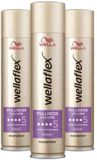 Wella Flex Haarspray Fullness Volume Ultra Strong - 3 x 250 ml - Voordeelverpakking