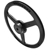 cyclingcolors 1 x riemschijf voor V-riem, 1 groef A of SPA, buitendiameter 405,50 mm, kruisdiameter 400 mm, gietijzeren bosbouwmachines, bosbouw, landbouw, bouw