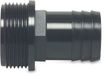 Deltafix Slangtule Buitendraad PP Zwart 1 1/4 inch naar 25 mm