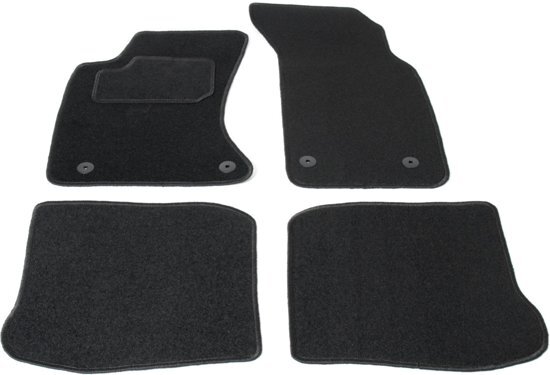 Cargoods Automatten op maat - zwart stof - geschikt voor Audi A4 8D B5 1995-1998