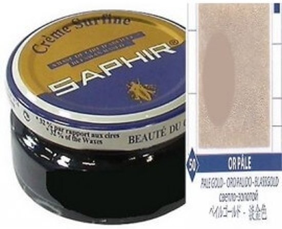 Saphir Creme Surfine (schoenpoets) Goud