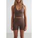 Aim'n sportshort Shape bruin