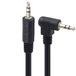 PremiumCord kjackmm1-90 Jack kabel 1 m, jack plug 3,5 mm, stereo jack stekker op stekker 90°, Aux headset audio aansluitkabel, voor TV mobiele telefoons MP3 HiFi, afgeschermd, zwart