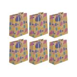 Eurowrap 223925-3C - Liwa, kraft, sac moyen 21,5x10,2x25,3 cm - PAQ DE 6