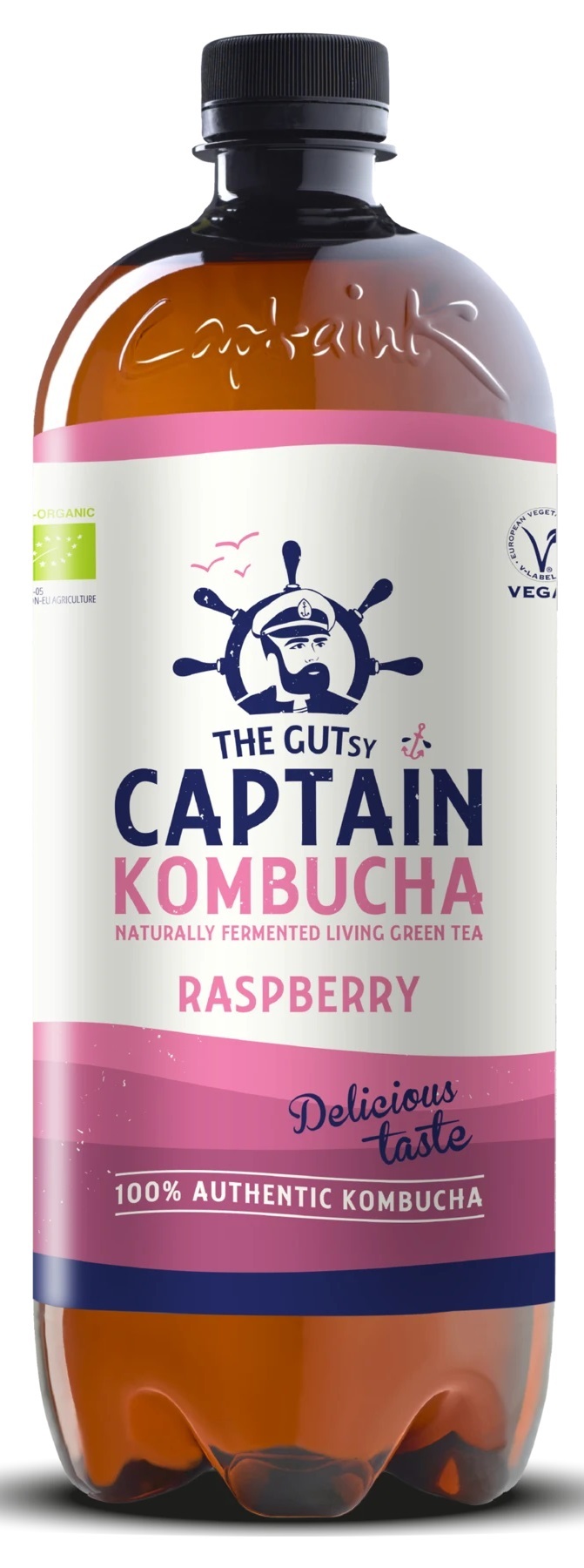 The GUTsy Captain Kombucha Raspberry