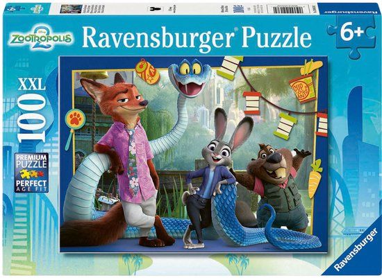 Ravensburger Zootopia XXL Puzzel 100 stukjes