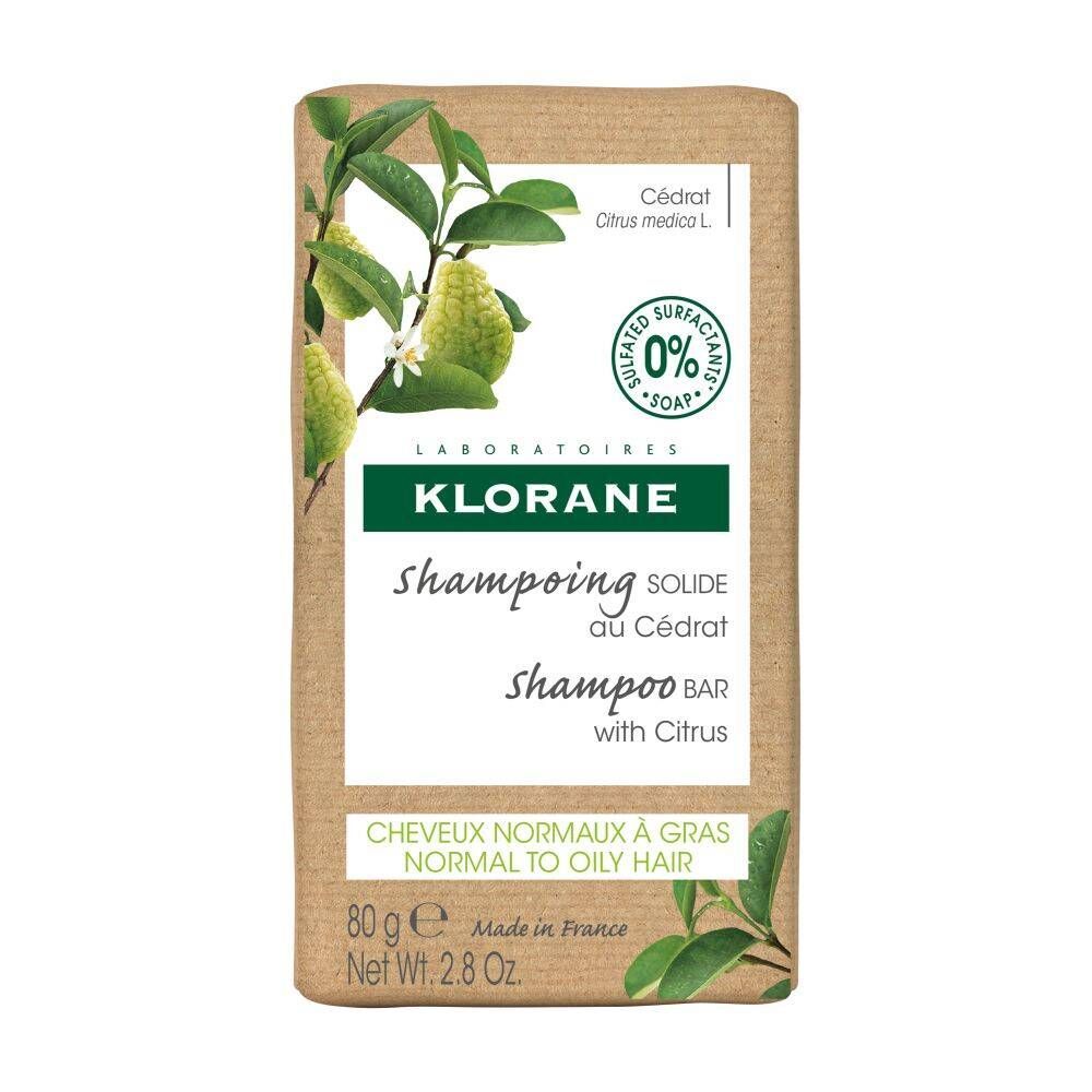Klorane Klorane Shampoo Bar with Citrus Normal to Oily Hair