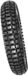Motoz Mountain Hybrid 68m Tt Proef Pneu arrière Argent 120 / 100 / R18