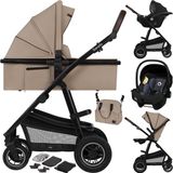 Lionelo Amber Kinderwagen 3 in 1 - Beige/Sand
