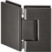 Häfele Charnière de porte de douche 135° H2045 laiton noir graphite