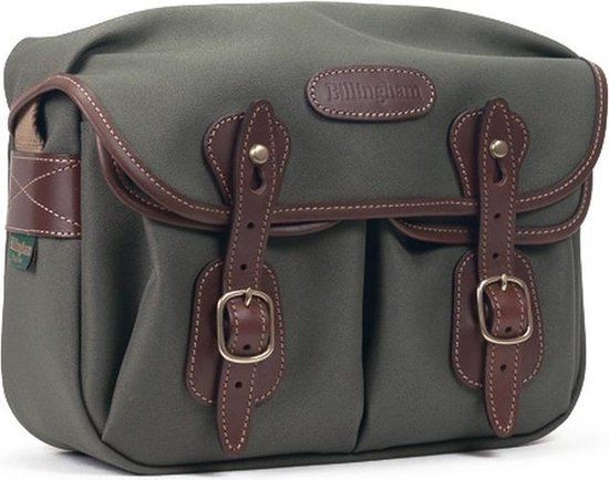 Billingham Hadley Small Camera Bag - Sage Fibrenyte/Chocolate