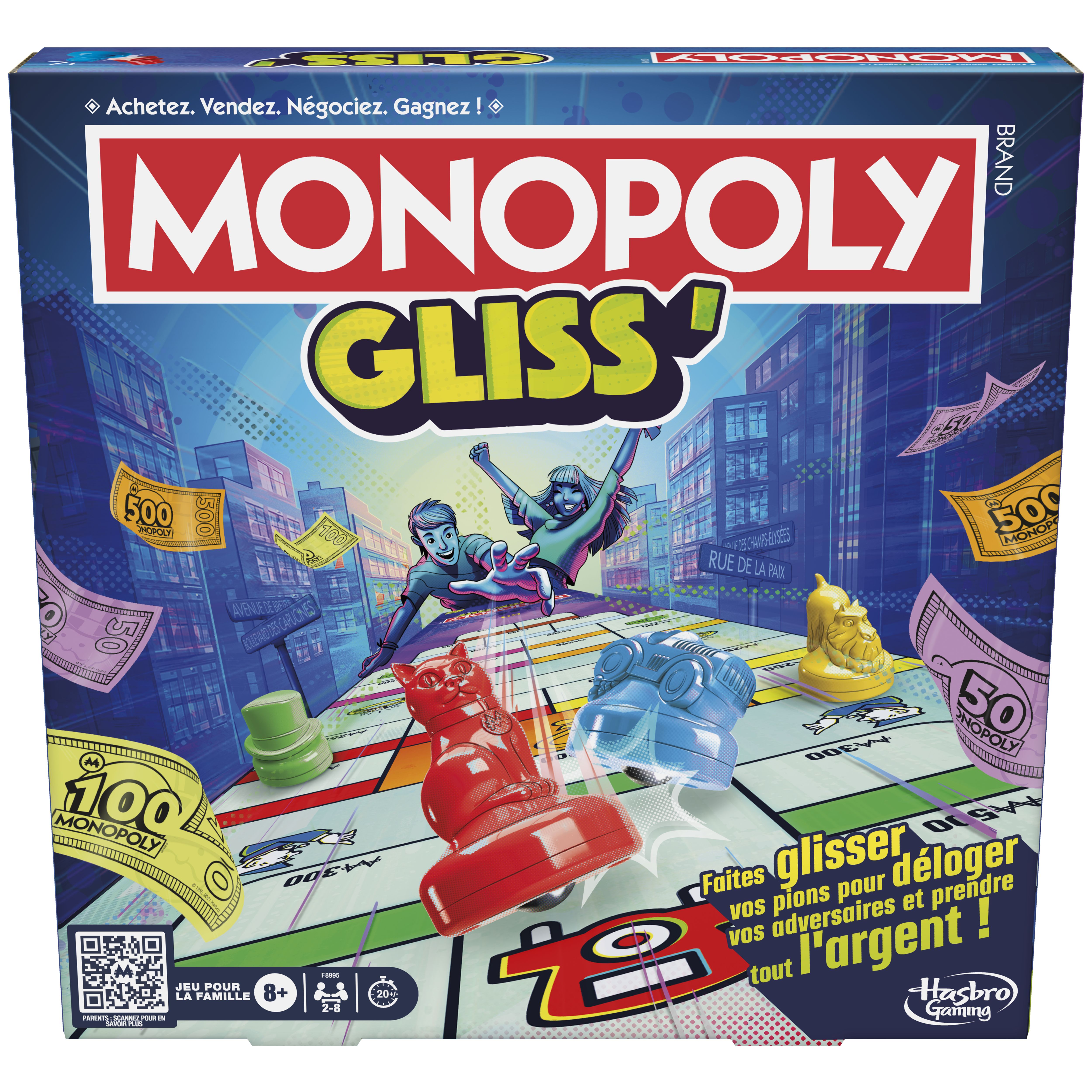 Monopoly Knockout Board Game - Economic Simulation - 20 min - FR