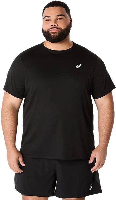 ASICS Core SS Top - Zwart - Maat L - Heren