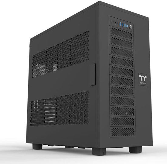 Thermaltake AX700 Super Tower - PC Case - Behuizing - Zijkant Geperforeerd - Stoffilters - Zwart