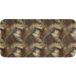 Tapis de bain tropical - Feuilles - Or 120x60 cm