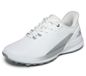 Skechers GO Chaussures de golf synthétiques à lacets pour femme, blanc/argent, pointure 42