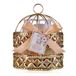 Accentra Shower Set Women's Gift Set HONEY JASMINE in Beautiful Wire Basket 3-Piece Care Set with Shower Gel, Body Lotion, and Bath Sponge
