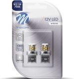 M-Tech W21W LED Basic Wit 2 stuks