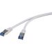 Renkforce RF-4737368 Câble réseau Blanc 1 m Cat6a S/FTP Plat