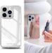 Selencia Mirror Backcover - iPhone 15 Pro Case - Silver
