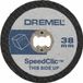 Dremel EZ SpeedClic SC476 - Disques de coupe pour plastique - 5 pièces