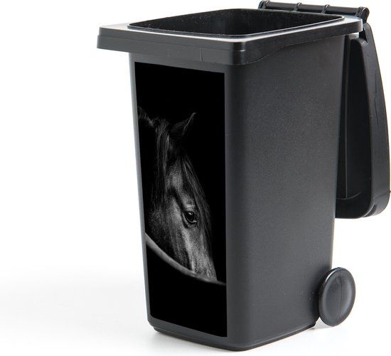 StickerSnake Kliko Sticker - Horse Portrait - Black - Animals - 38x80 cm
