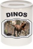 Bellatio Decorations Carnotaurus Dinosaurus Spaarpot 9 cm Keramiek Unisex