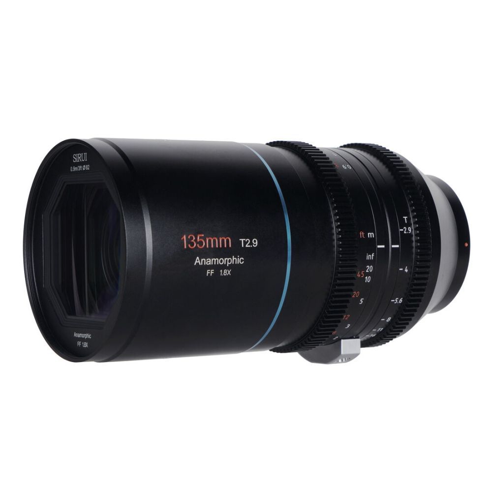 Sirui 135mm T2.9 1.8x Full-frame Anamorphic Lens (RF mount)