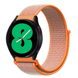 Samsung Sport Loop nylon bandje - Oranje - Galaxy watch 7 / Galaxy Watch FE - 40mm & 44mm