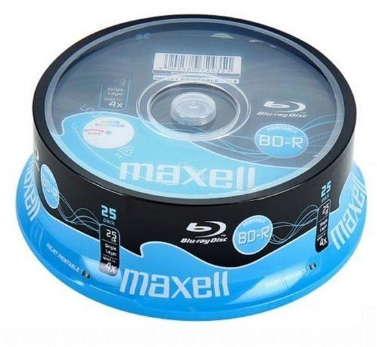 Maxell 25 x BD-R 4x BD-R 25GB 25stuk(s)