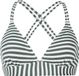 Protest Mixsuperol – Triangel bikini top Dames – Veggie Green – Gestreept – L