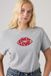 Levi's T-shirt imprimé - Femme - L - Gris / Sing It Loud Lips Silver Heather Gray