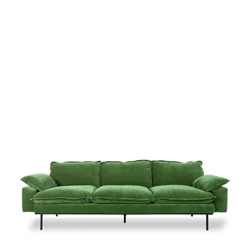 HKLIVING 4-zitsbank Retro
