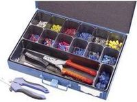 Merkloos / Sans marque No Name 810781 Assortiment kabelschoenen 0.705 mm² - 10 mm² Wit, Geel, Rood, Blauw, Metaal 1403 stuk(s)