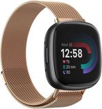 Strap-it Smartwatch bandje - Milanees bandje - rosé goud - Maat L
